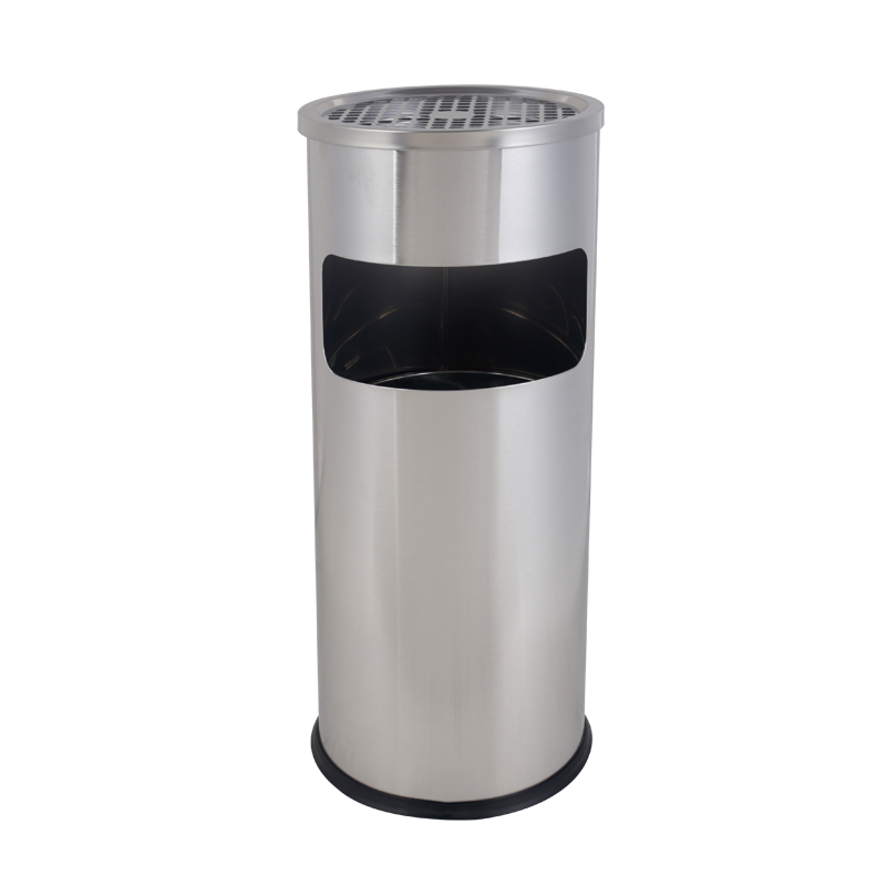 BX-S201 Office Stainless Steel Trash Can
