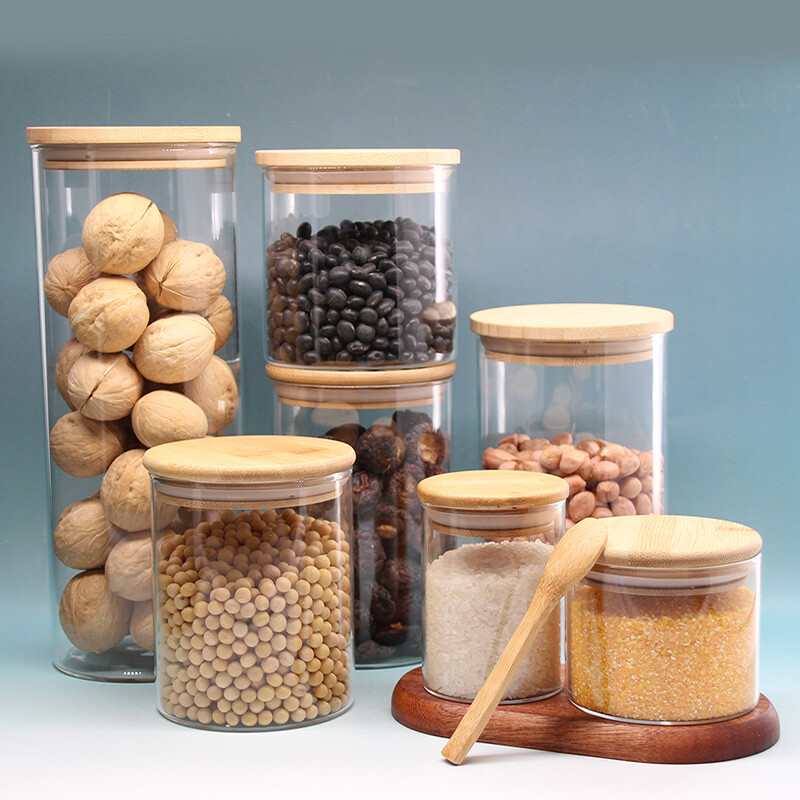 High Borosilicate Glass Canister High Borosilicate Glass Canister