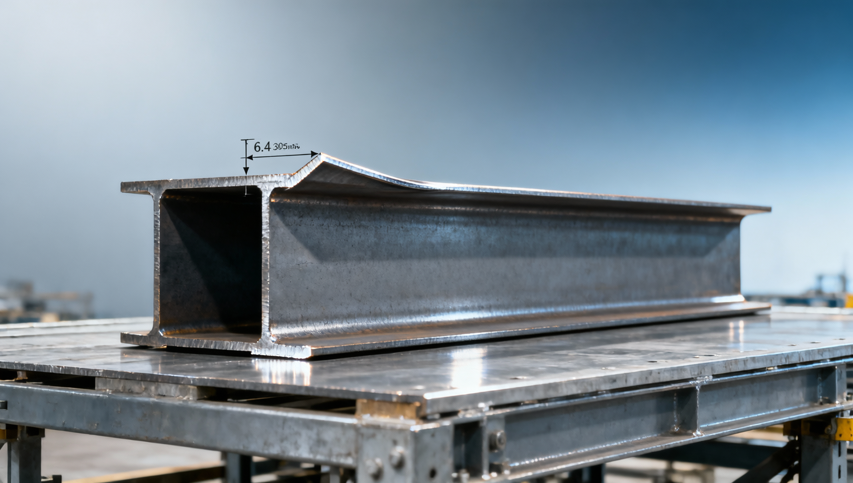 H beam flange twist during erection: How much is acceptable per ASTM A6?