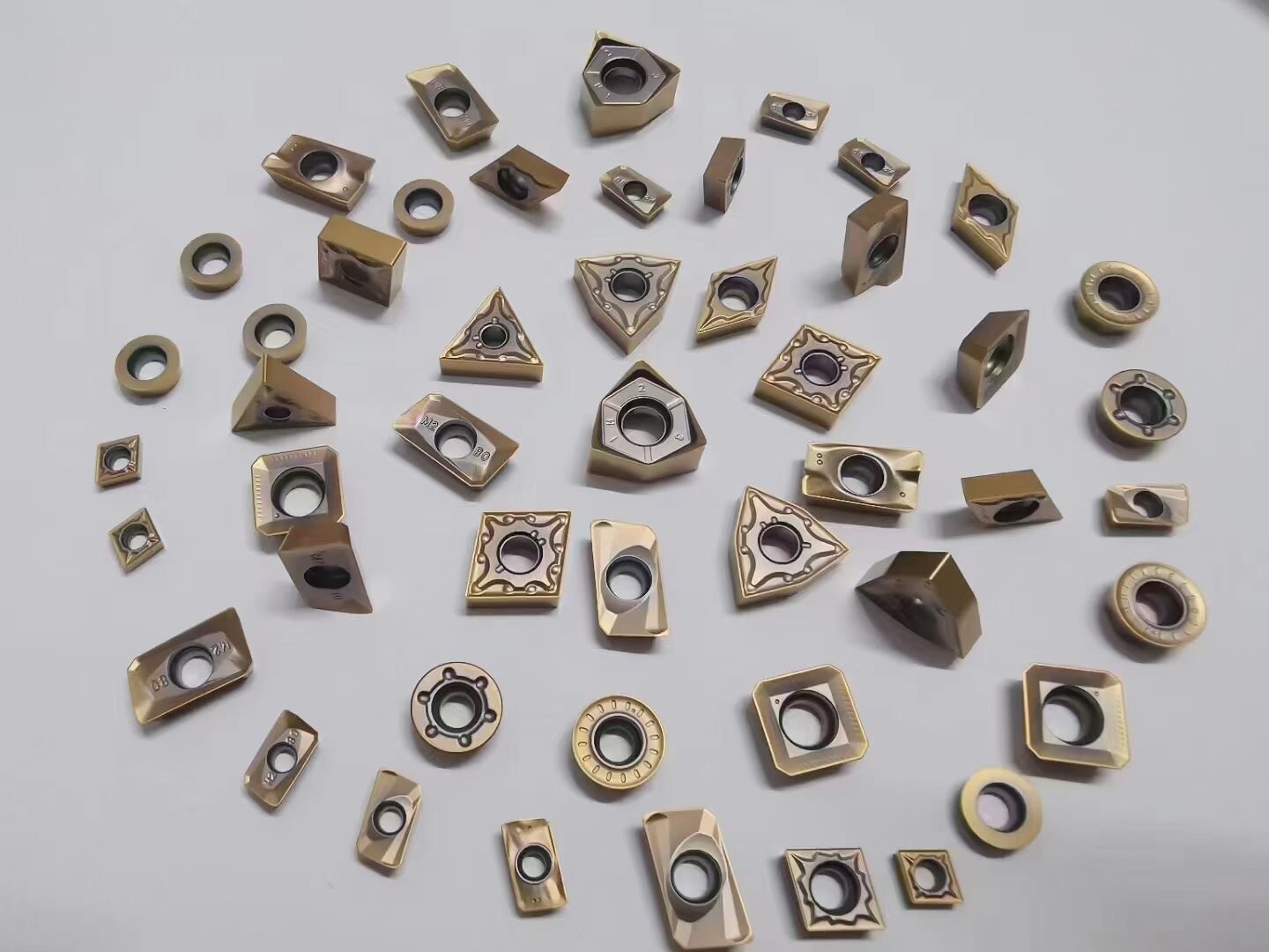 Carbide inserts, ceramic inserts, CBN inserts, PCD inserts