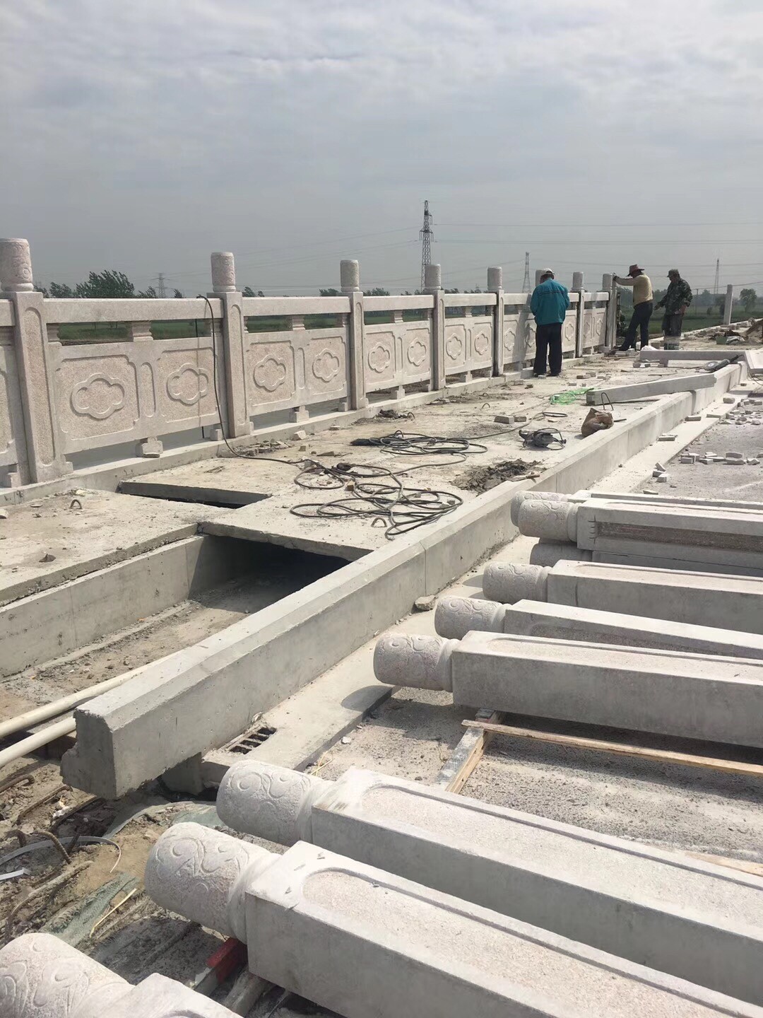 Granite Bridge Railing