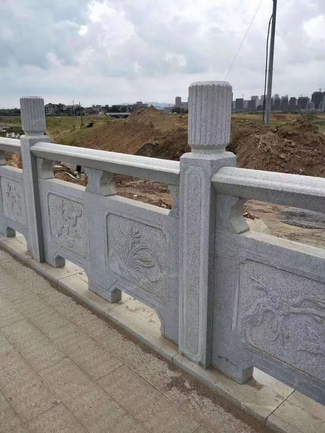 Granite Bridge Railing