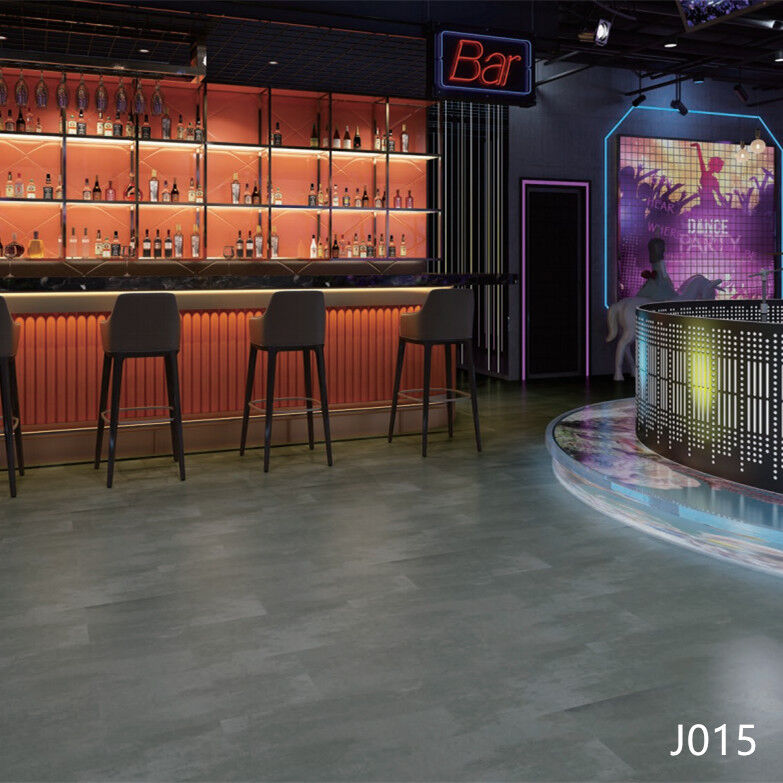 Waterproof Fireproof 4mm 6mm Oak Spc Click Vinyl Flooring