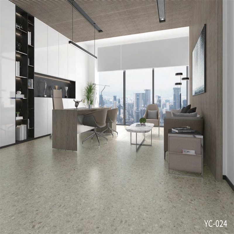 Fireproof Vinyl Flooring Luxury Commercial Use Spc Click Flooring Lvt Flooring Self Adhesive 100% Original Material Waterproof