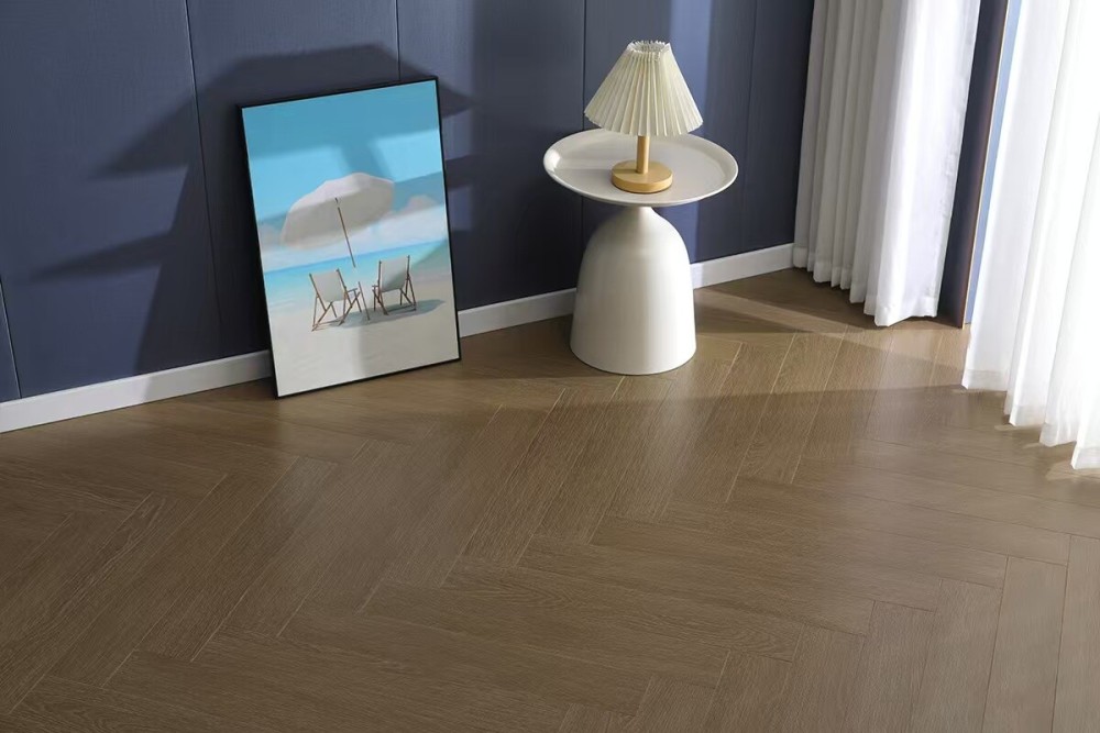 Stone Plastic Herringbone Flooring