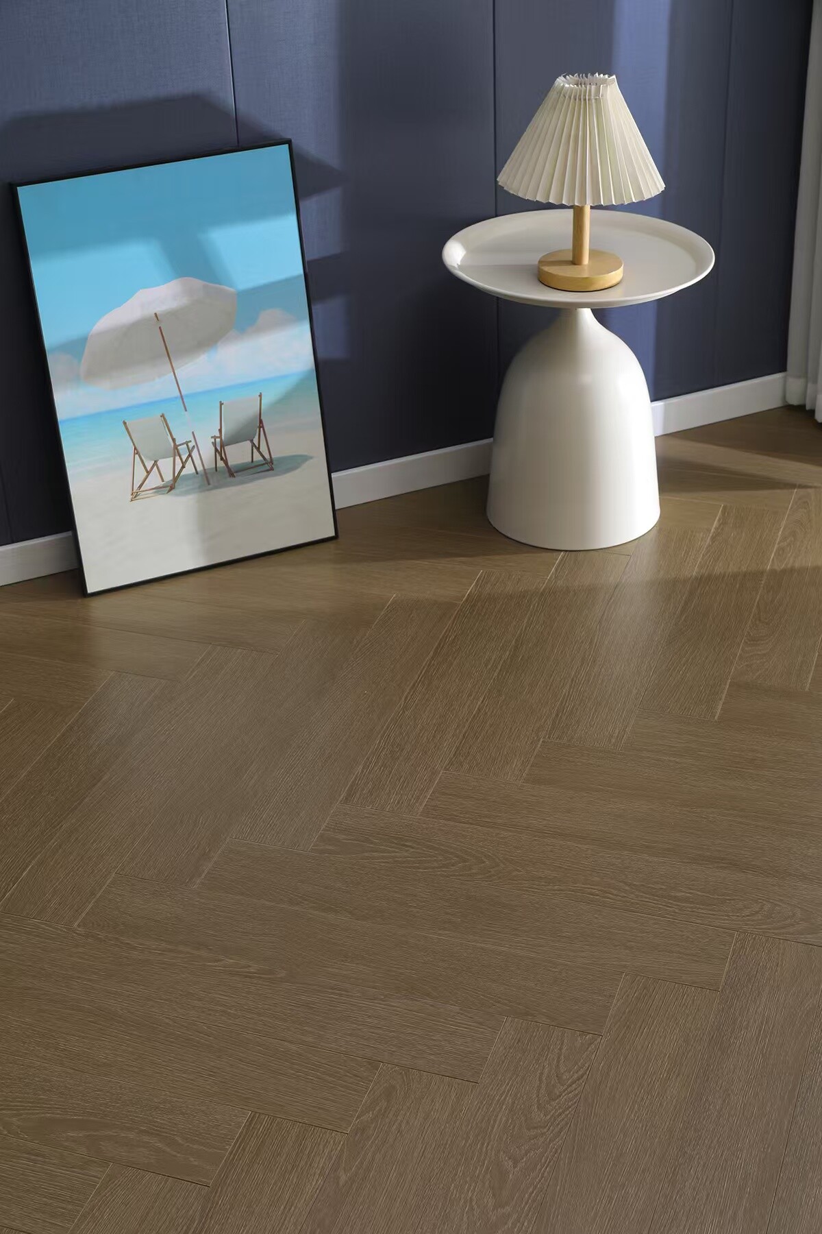 Stone Plastic Herringbone Flooring