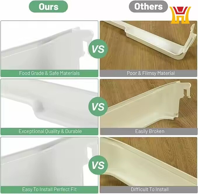 High Quality Refrigerator Door Bin Shelf ABS Plastic