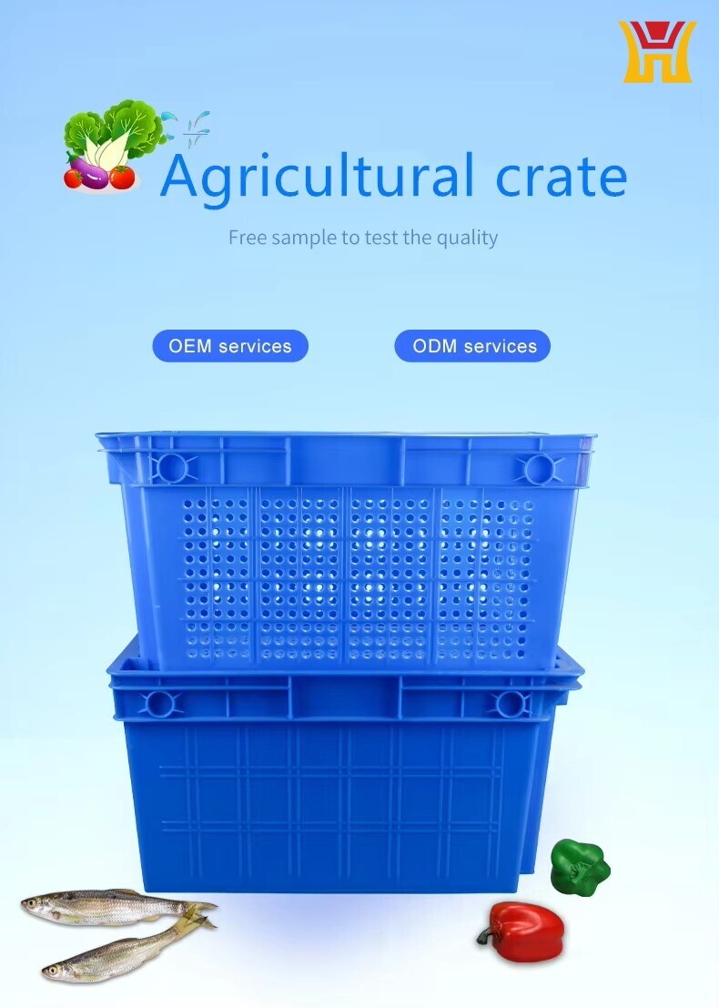 Good Quality Nestable Stackable 600x400x310mm Plastic Crates