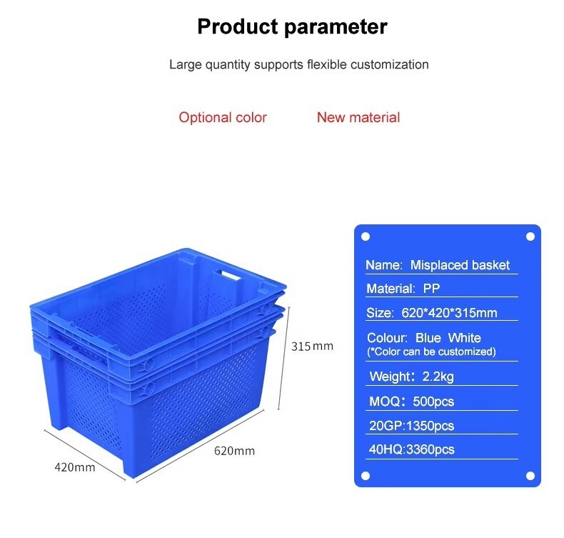 Stackable and Nestable Plastic Shipping Crates5 Stackable and Nestable Plastic Shipping Crates5