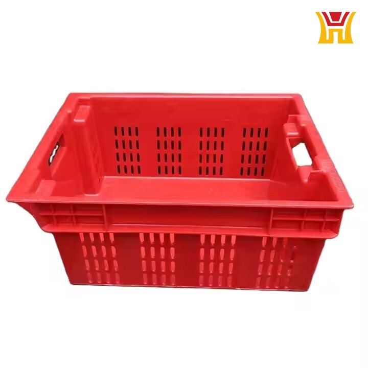 Stackable and Nestable Plastic Shipping Crates
