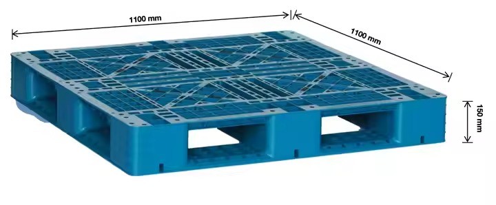 HDPE Standing Structure Plastic Pallet 4