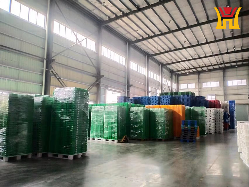 Industrial warehouse racking hdpe plastic pallets