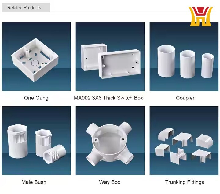 Customizable PVC Switch Box with Embedded Support
