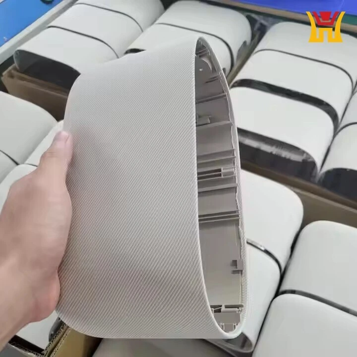 Plastic Shell Featuring Fabric Enclosure Design