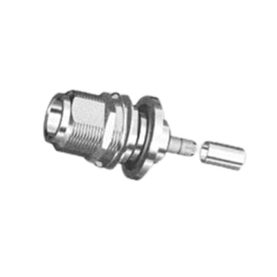 N 插孔穿板压接 RF 同轴连接器 RG58 RG59 RG174 XMR-N5042