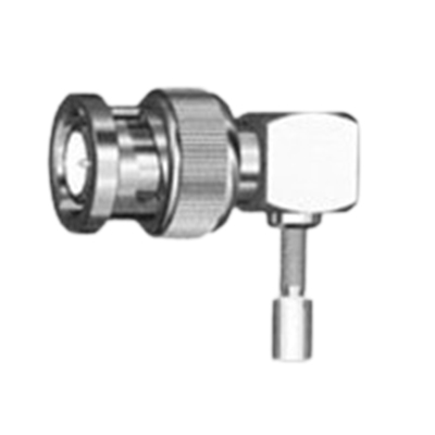 用于 RG-58/U RG-59/U RG-174/U SYV-50-3 电缆的 BNC R/A 压接插头 RF 连接器 XMR-BNC0011