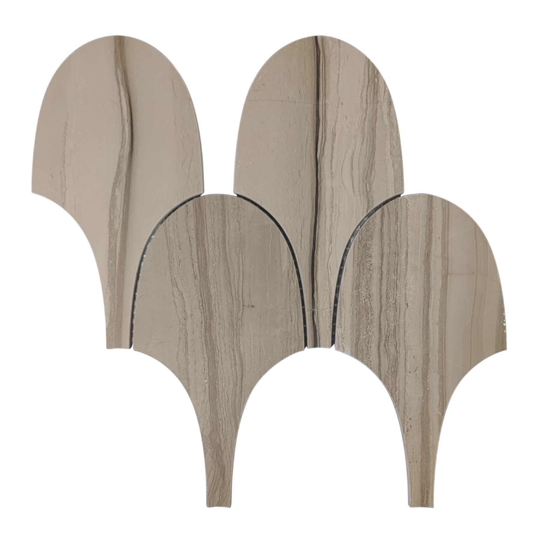 Big leaf Marble mosaic