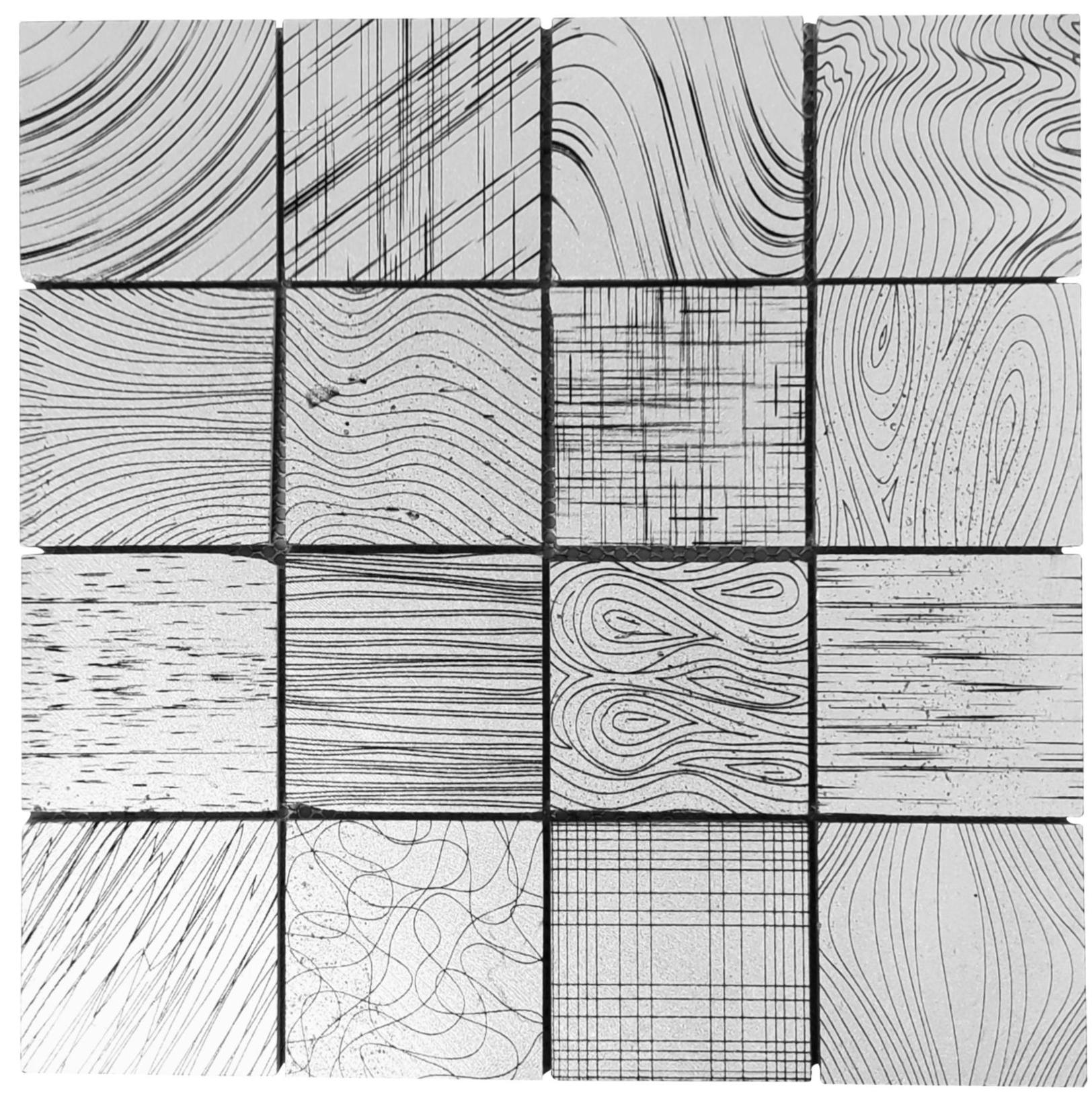 Printing Marble mosaic