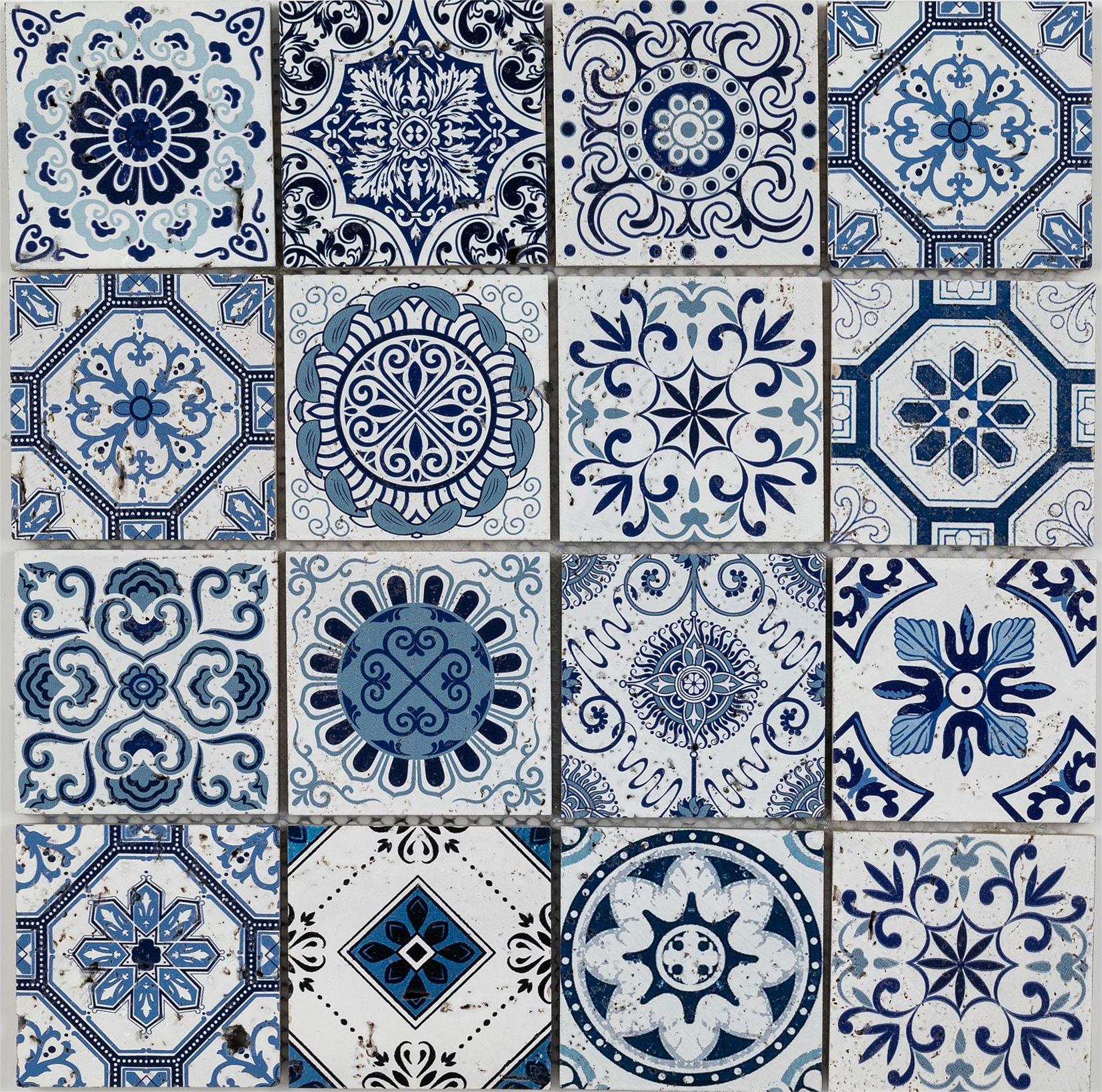 Printing Marble mosaic