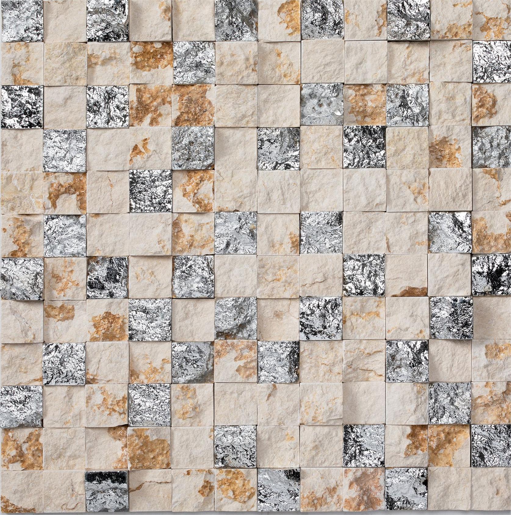 Split the electroplated courtyard Mosaic