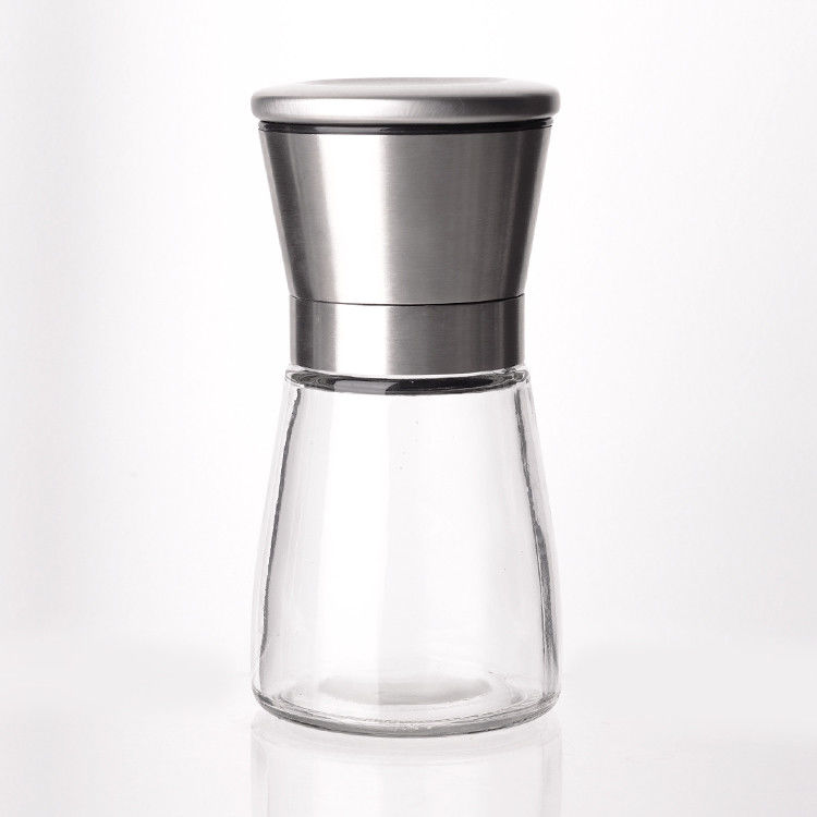 Empty Kitchen 4oz 120ml Glass Spice Storage Container Glass Spice Jar With Lid