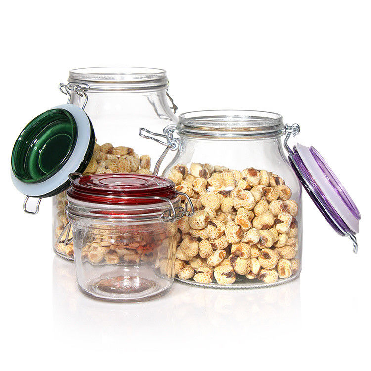 Glass Storage Jar High Quality Canning 4oz 8oz 10oz 12oz 16oz 25oz 32oz Glass Mason Jar