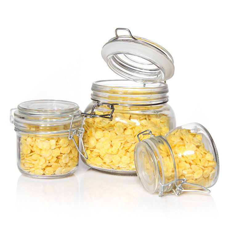 Glass Storage Jar High Quality Canning 4oz 8oz 10oz 12oz 16oz 25oz 32oz Glass Mason Jar