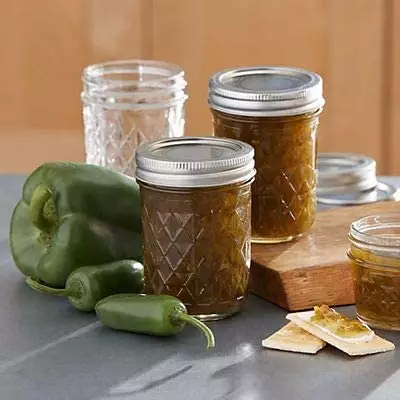 8oz Clear Empty Glass Jam Honey Jar Wide Mouth Mason Jars