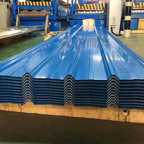 Trapezoidal Galvalume Iron Sheet (PPGL)