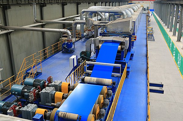 10彩色涂层钢卷生产线