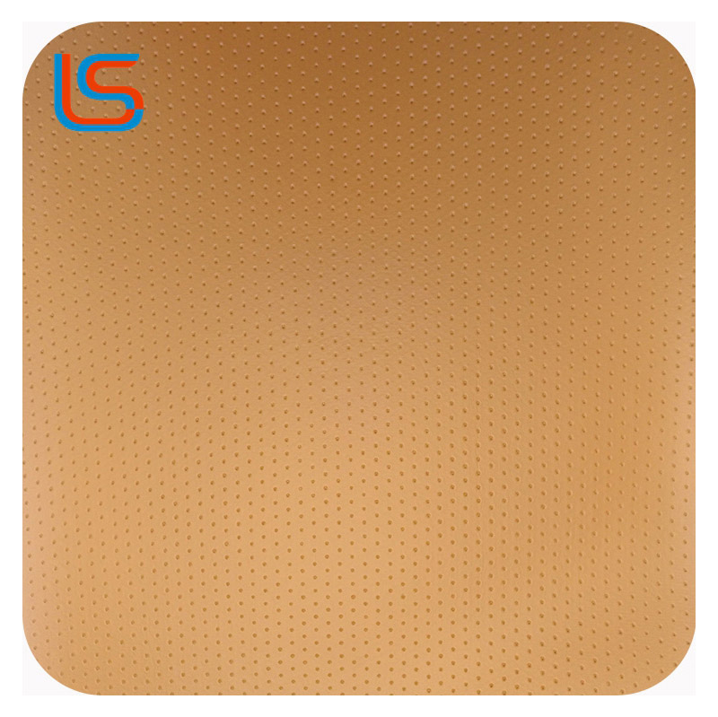 HDA#ZK171 PVC Artificial Leather - Imitation Perforated Pattern, Automotive Grade, Smooth & Scratch-Resistant Surface