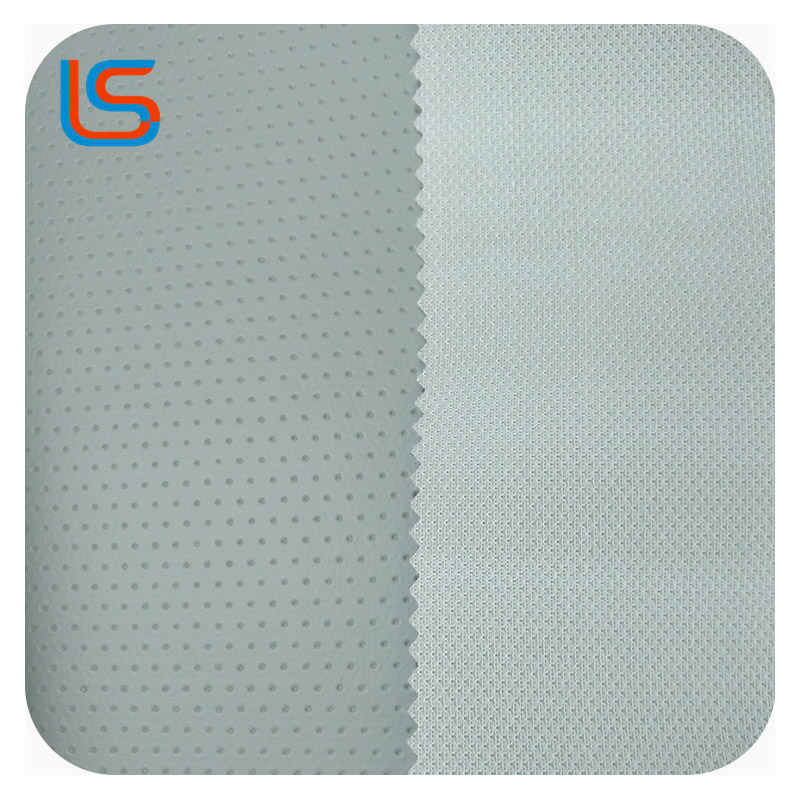 HDA#ZK171 PVC Artificial Leather - Imitation Perforated Pattern, Automotive Grade, Smooth & Scratch-Resistant Surface