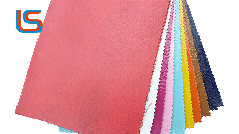 2.0mm Thick PVC Leather with Elephant Texture - Same-Color Suede Base