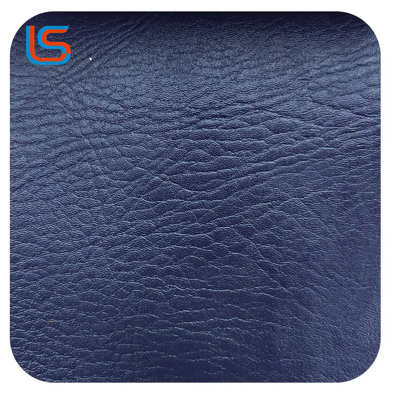 2.0mm Thick PVC Leather with Elephant Texture - Same-Color Suede Base
