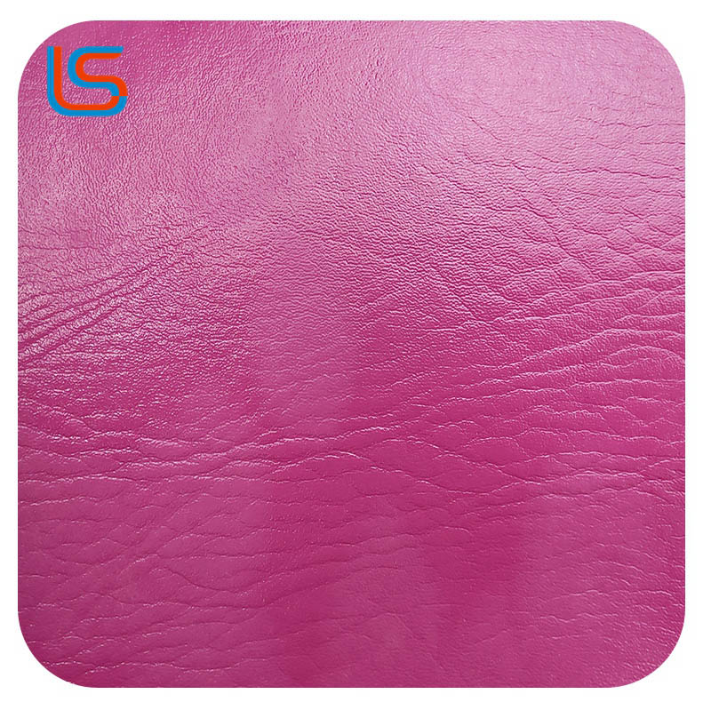 2.0mm Thick PVC Leather with Elephant Texture - Same-Color Suede Base