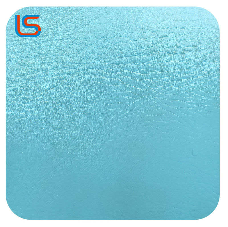 2.0mm Thick PVC Leather with Elephant Texture - Same-Color Suede Base