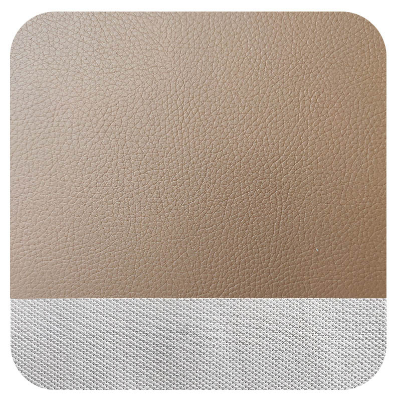 #6007 Industrial - Grade PVC Faux Leather with Fish - scale Fabric Backing, for Sofa and Automotive Applications