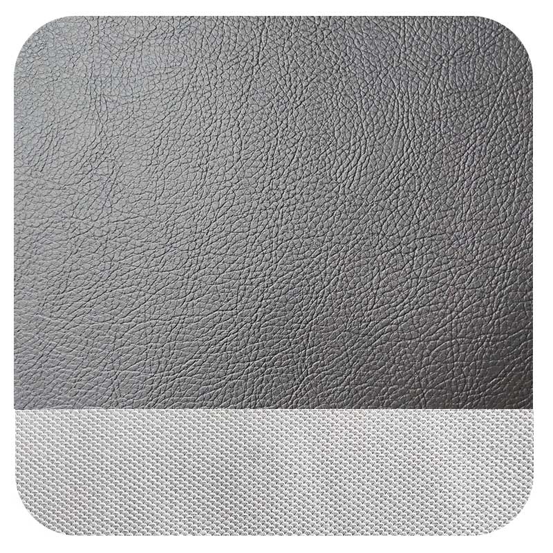 #6007 Industrial - Grade PVC Faux Leather with Fish - scale Fabric Backing, for Sofa and Automotive Applications