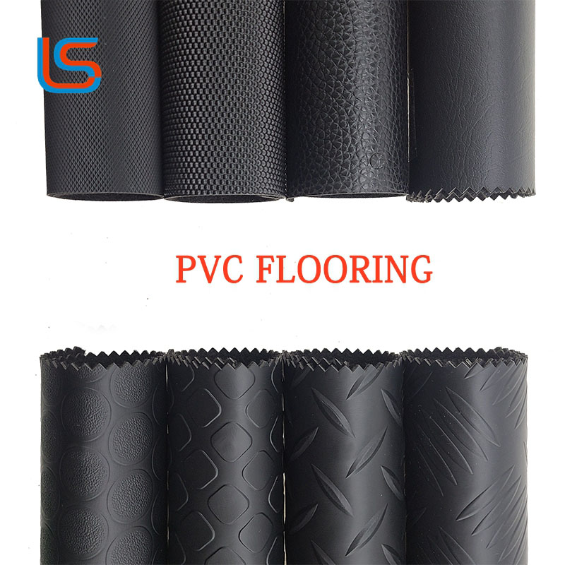 Eco-Friendly PVC Flooring 1 - High-Density, Easy Clean, E0 Grade for Kitchen, Bathroom & Living Room