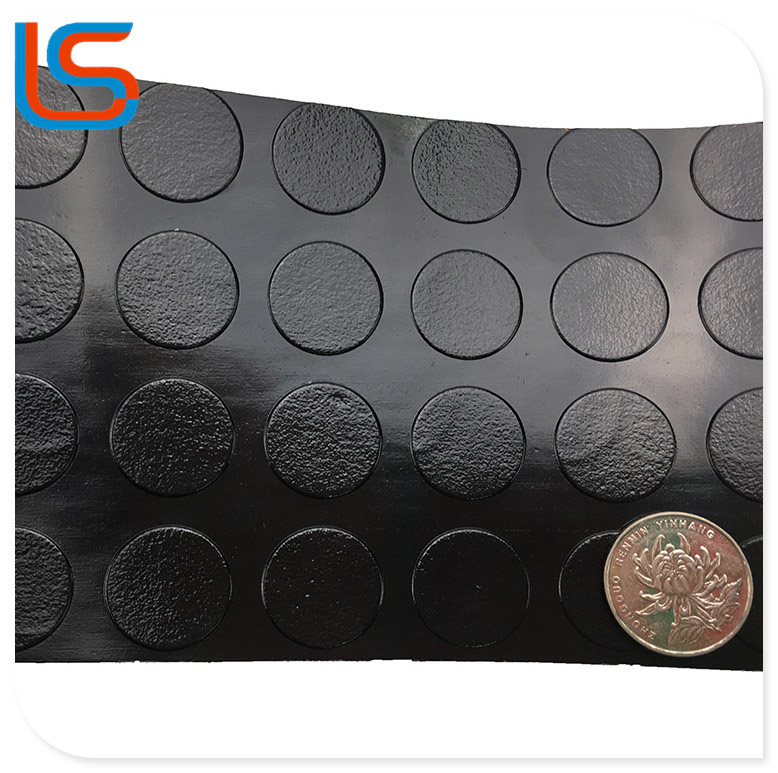 LS00071 Industrial-Style PVC Roll Flooring - Steel Plate Design, High Abrasion Resistance for Outdoor Workshop Floors