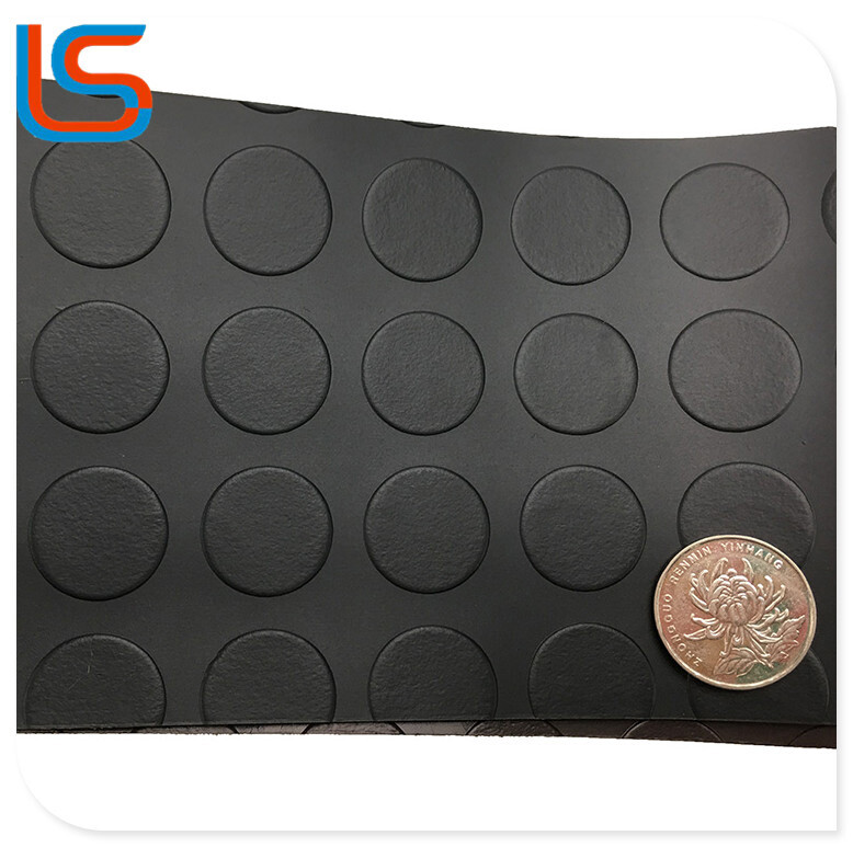 LS00071 Industrial-Style PVC Roll Flooring - Steel Plate Design, High Abrasion Resistance for Outdoor Workshop Floors