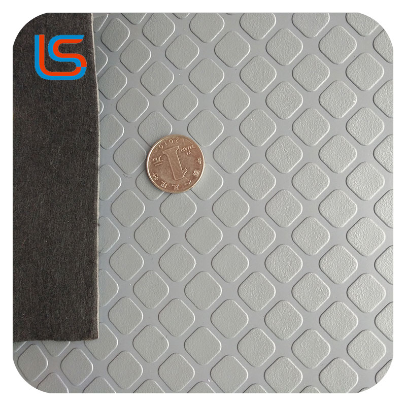 RD#002 High Density Non Foam PVC Flooring Leather Heavy Roll 2kg/Sqm