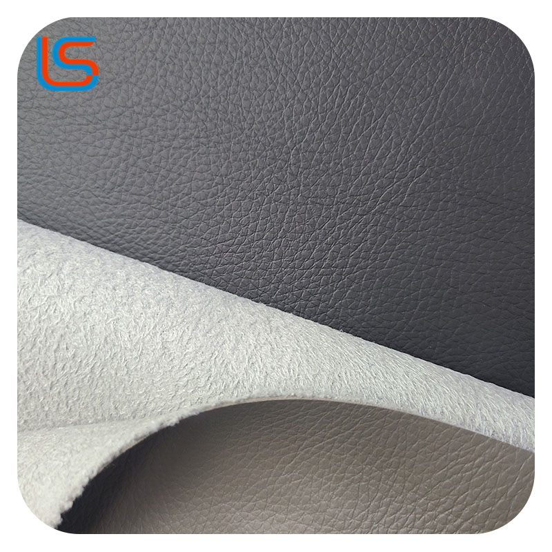 Soft Touch 1.0mm semi PU Artificial Leather Suede Backing Scratch Resistant Wear Resistant Ideal for Sofa and Car Leather