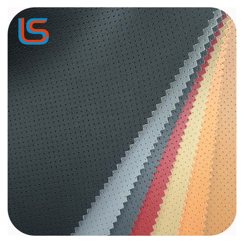 HDA#ZK177 - 1.3MM, Fine - grained Imitation Perforated Pattern, Leather for Vehicles, Smooth Surface with Scratch Resistance, PVC Artificial Leather