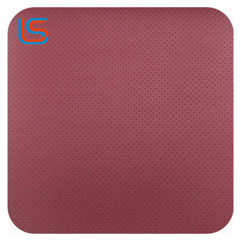HDA#ZK177 - 1.3MM, Fine - grained Imitation Perforated Pattern, Leather for Vehicles, Smooth Surface with Scratch Resistance, PVC Artificial Leather