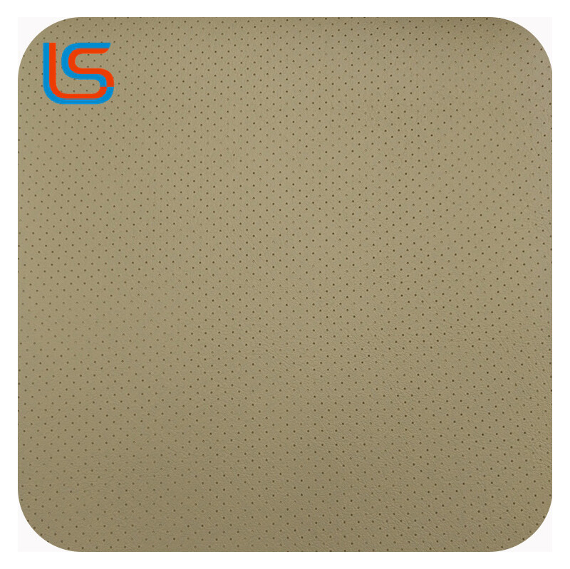 HDA#ZK177 - 1.3MM, Fine - grained Imitation Perforated Pattern, Leather for Vehicles, Smooth Surface with Scratch Resistance, PVC Artificial Leather