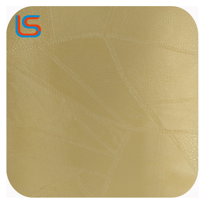 HDO #002 Patchwork Faux Leather: Retro Mosaic Design, Durable for Upholstery, Crafts & Fashion Accents