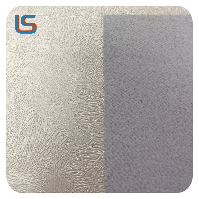 Elevate with LL#DB: Fleece-Lined PVC Decorative Leather, Plush Elastic Feel & Subtle Pearlescent Glow for Luxe Interiors