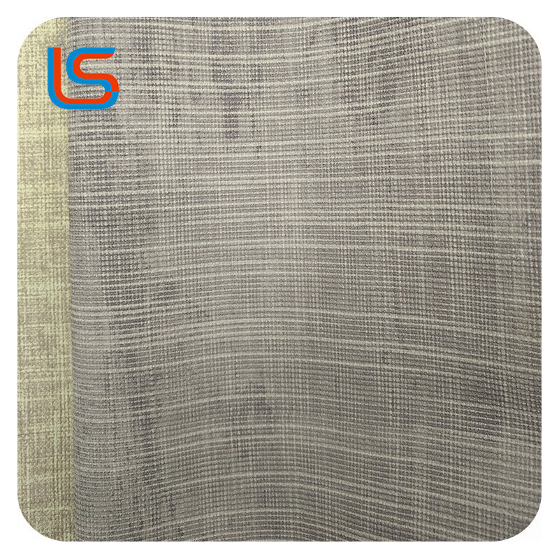 LL#sofa005 Professional PVC Decor Leather - Fleece Backing, Plush Elastic Handfeel, Stain Resistant & UV Protected