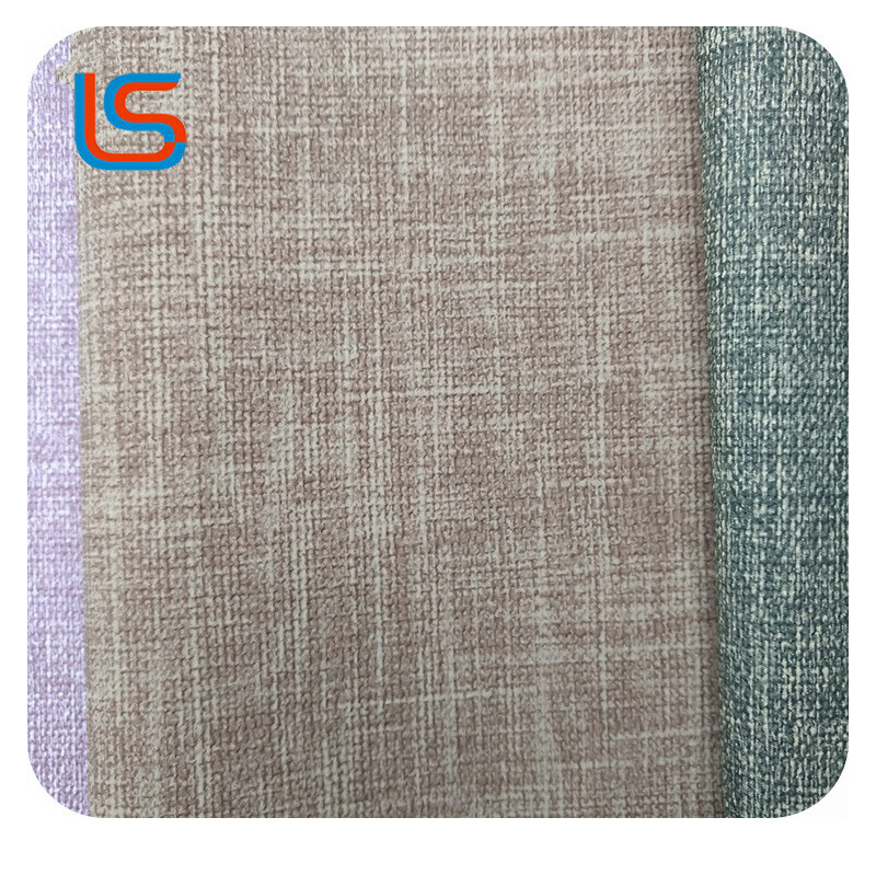 LL#sofa005 Professional PVC Decor Leather - Fleece Backing, Plush Elastic Handfeel, Stain Resistant & UV Protected